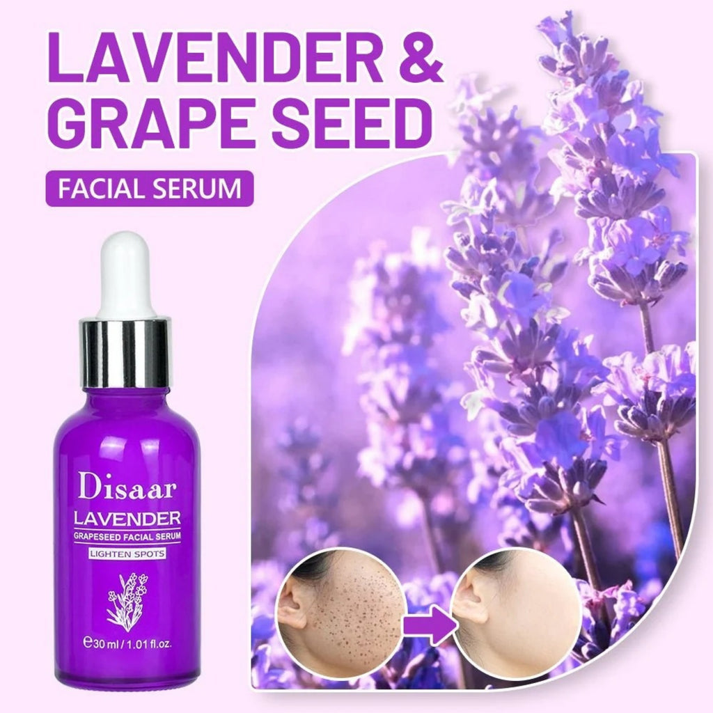 DISAAR BEAUTY Lavender Grapeseed Facial Serum – Nourishing & Repairing Face Serum 30ml