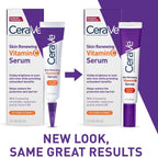 CeraVe Skin Brightening Vitamin C Serum for Face – 10% Pure Vitamin C, Hyaluronic Acid & Ceramides, 1 oz