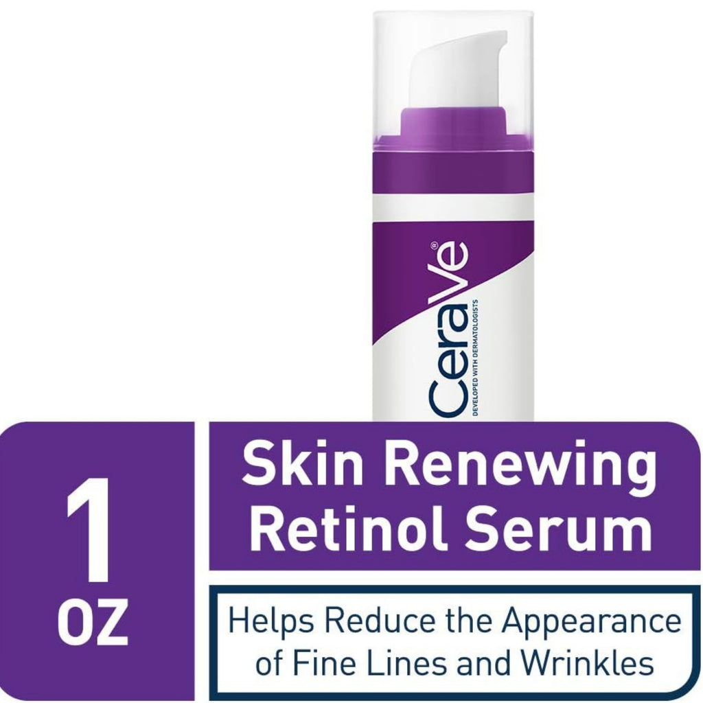 CeraVe Skin Renewing Retinol Serum with Hyaluronic Acid & Niacinamide – Face Serum