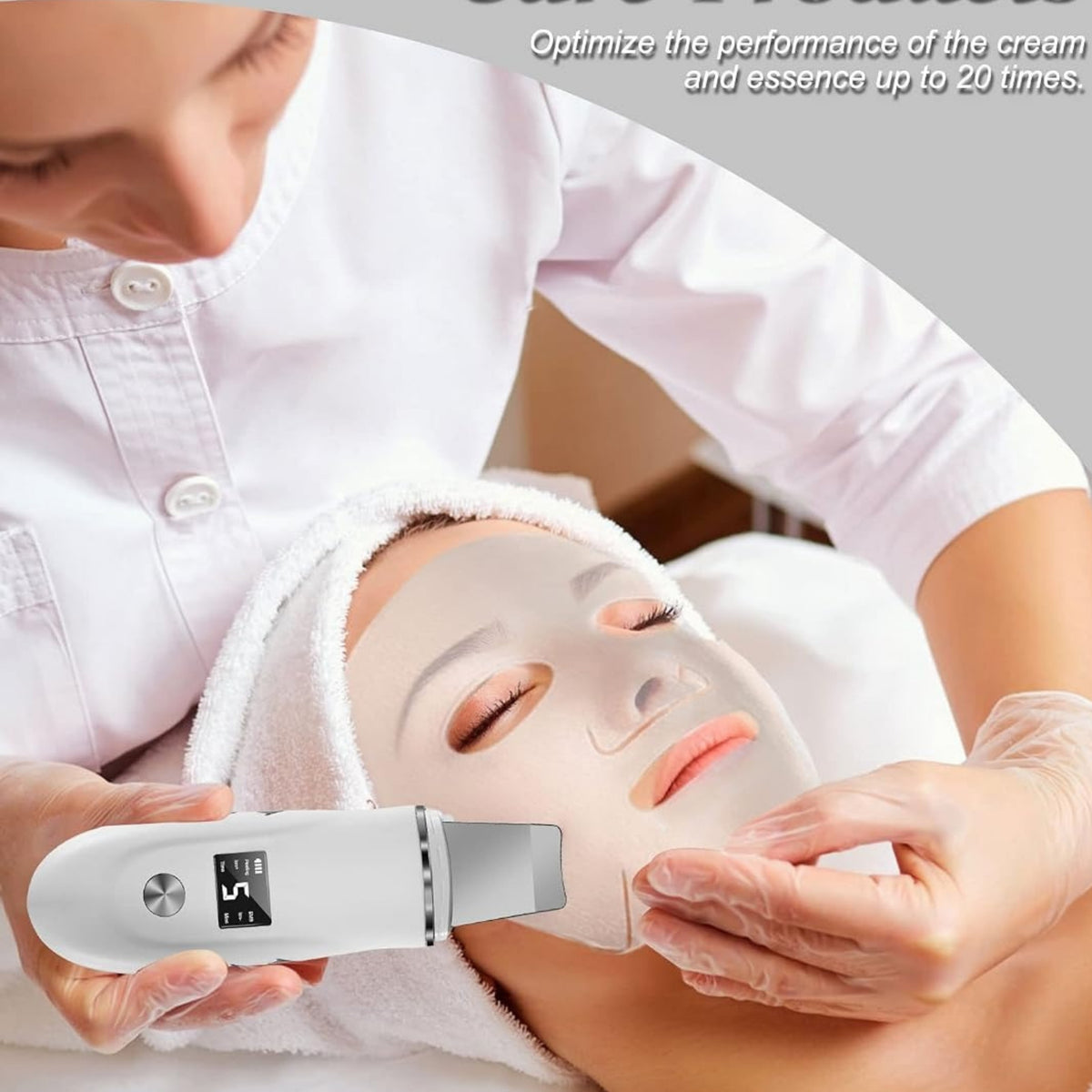 Skin Scrubber Face Spatula – 4-in-1 Facial Pore Cleaner & Blackhead Remover Tool with USB Charger