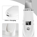 Skin Scrubber Face Spatula – 4-in-1 Facial Pore Cleaner & Blackhead Remover Tool with USB Charger