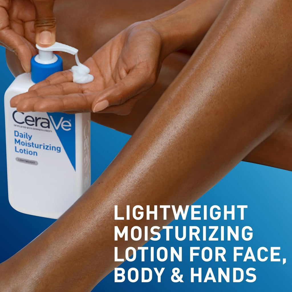 CeraVe Daily Moisturizing Lotion for Face & Body – 19 oz | Hydrating Body Lotion