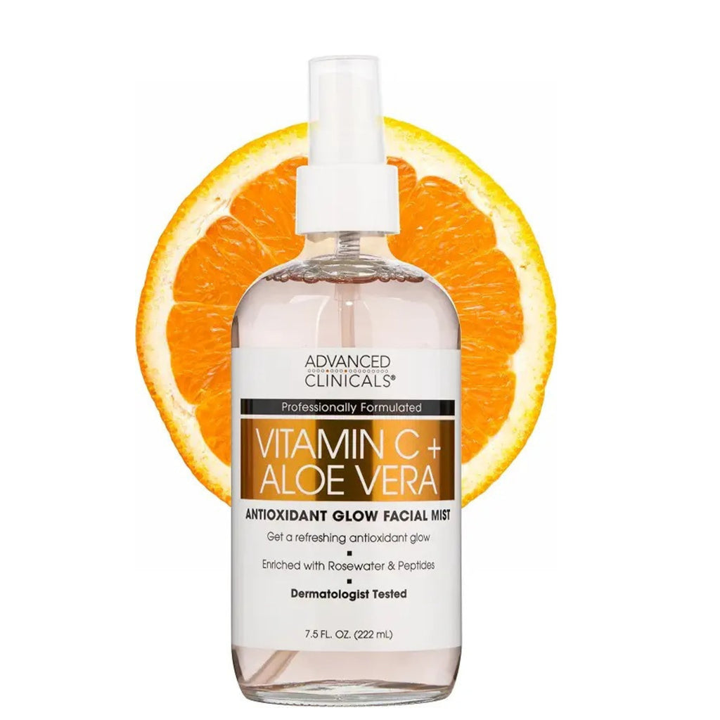 Advanced Clinicals Collagen Rosewater Face Mist 7.5 fl oz – Hydrating Facial Mist with Rose Water & Collagen