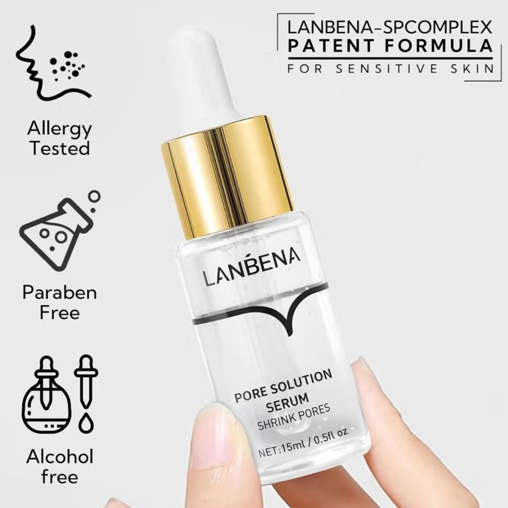 LANBENA Pore Solution Serum – Facial Serum for Pore Care, Hydration & Smooth-Looking Skin