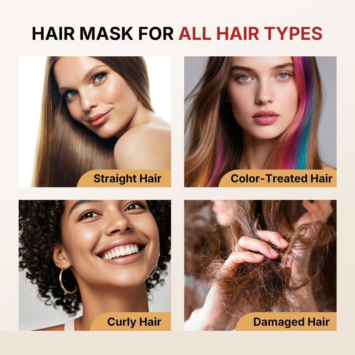 Karseell Collagen Hair Mask 16.90 oz – Deep Conditioning Treatment for Dry, Frizzy & Damaged Hair