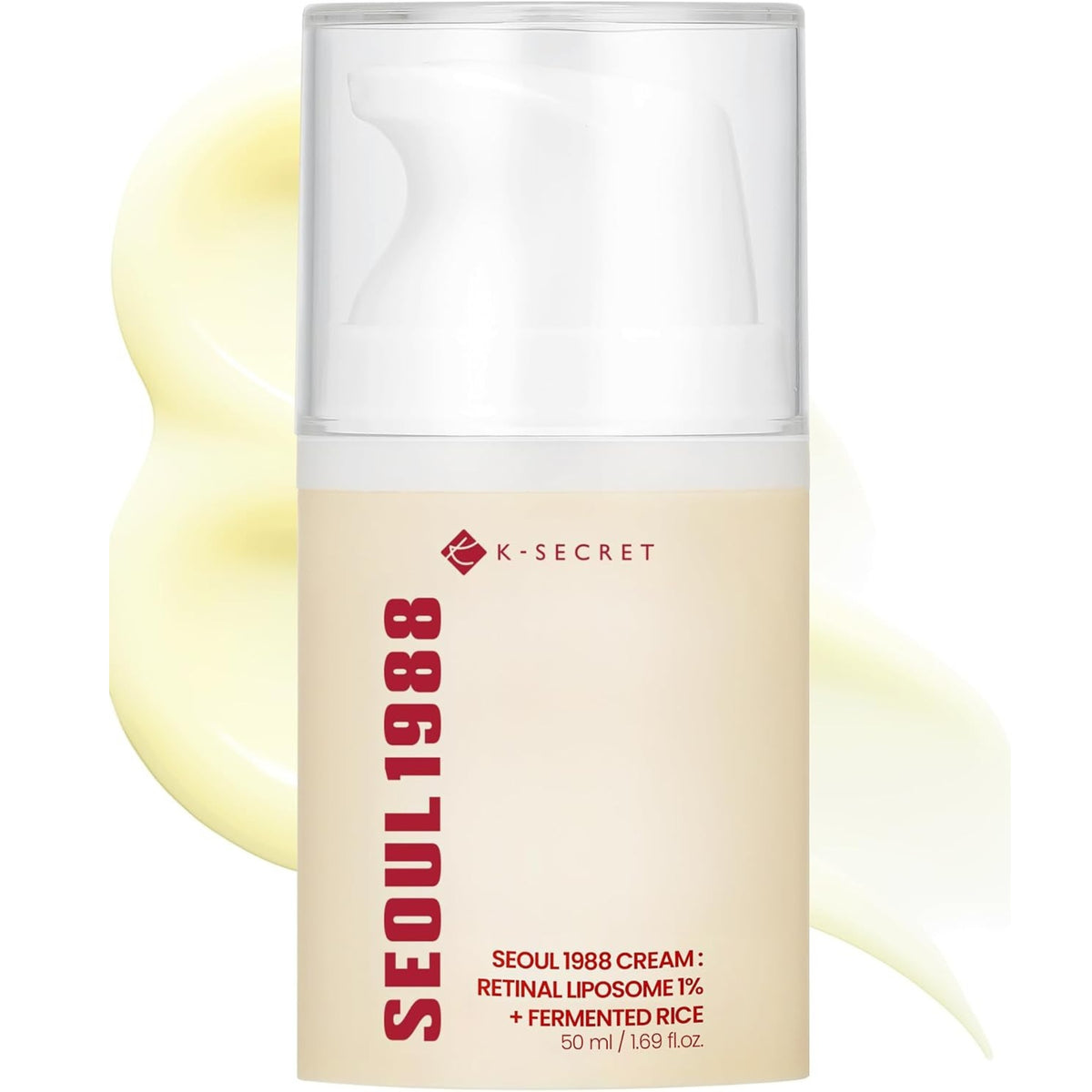 K-SECRET SEOUL 1988 Cream Retinal Liposome 1% + Fermented Rice – Korean Anti-Aging Face Cream