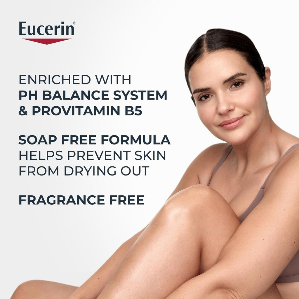 Eucerin Advanced Repair Body and Face Cleanser 16.9 fl oz – Gentle Facial & Body Cleanser for Dry Skin