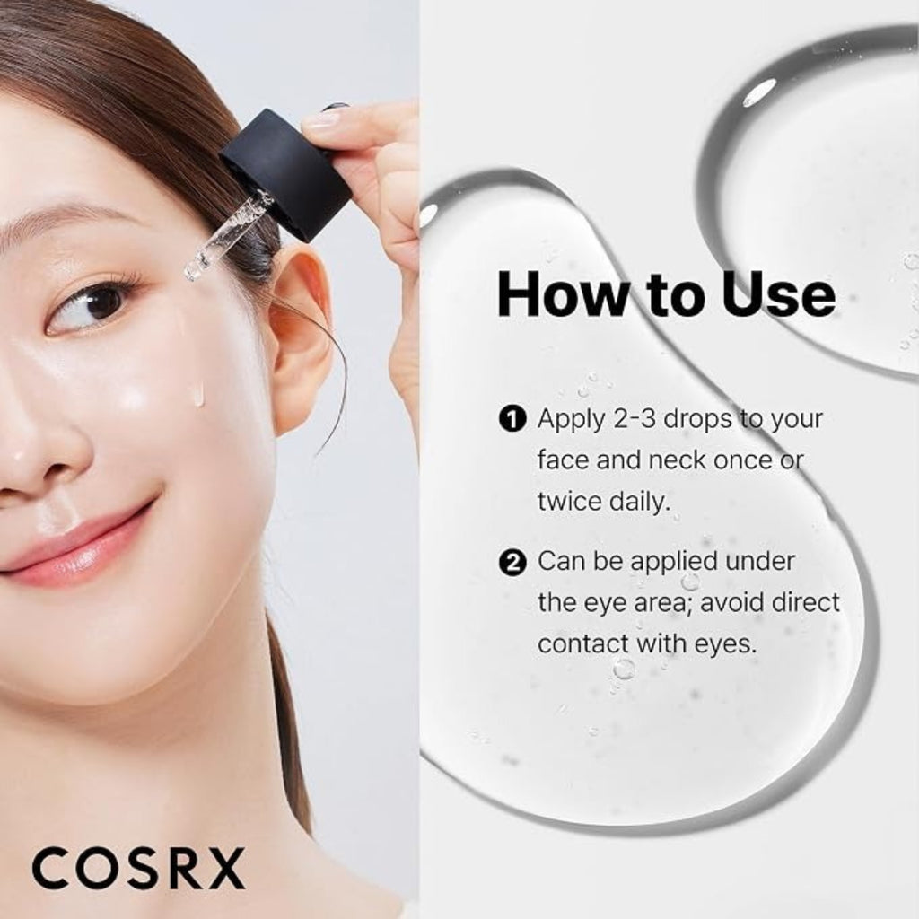 COSRX 3% Sodium Hyaluronate Serum 20ml – Hydrating & Moisturizing Face Serum for Dry Skin & Fine Lines