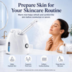 Rsefly Facial Steamer – Nano Ionic Face Steamer with 360° Rotating Arm, 160ml Water Tank & Aromatherapy