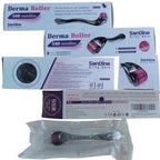 Sandine Microneedle Derma Roller 0.3mm – 540 Titanium Micro Needles for Facial Skin Care & Smooth-Looking Skin