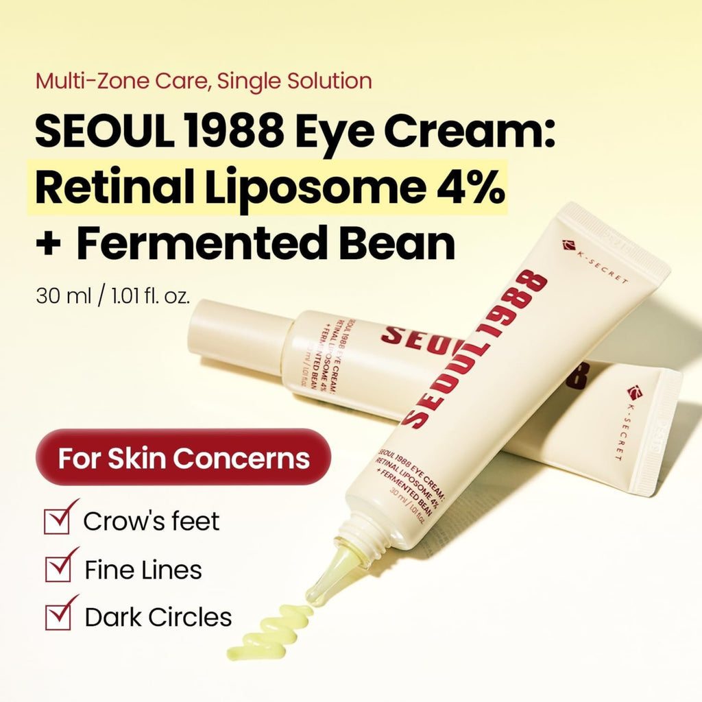 K-SECRET SEOUL 1988 Retinal Intensive Duo – Korean Retinal Skincare Set for Smoothing & Firming