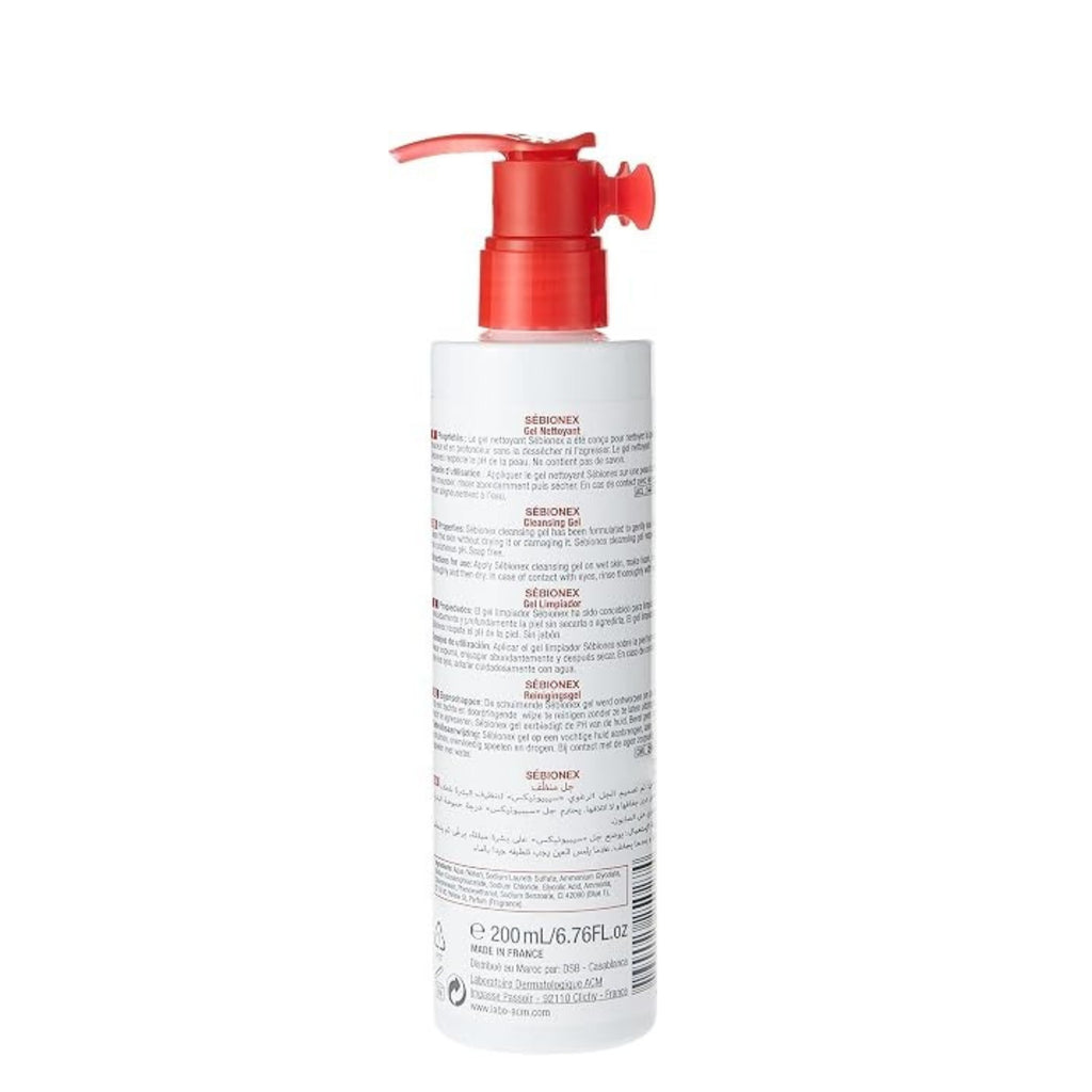 Sebionex Foaming Gel Face & Body 200ml – Cleansing Gel for Oily & Blemish-Prone Skin