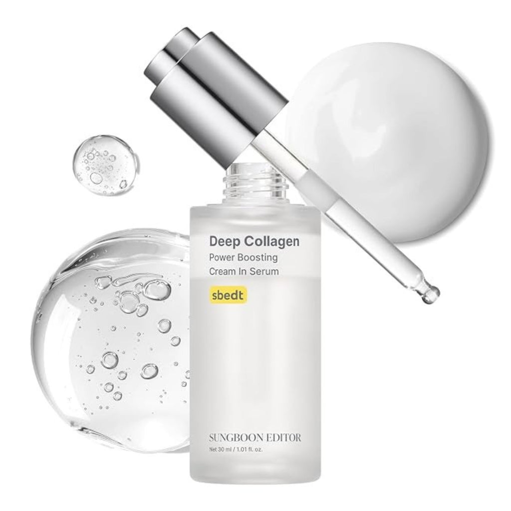 SUNGBOON EDITOR Deep Collagen Serum 1.01 fl oz – 5% Volufiline Hydrating Facial Serum for Plump, Smooth & Radiant-Looking Skin