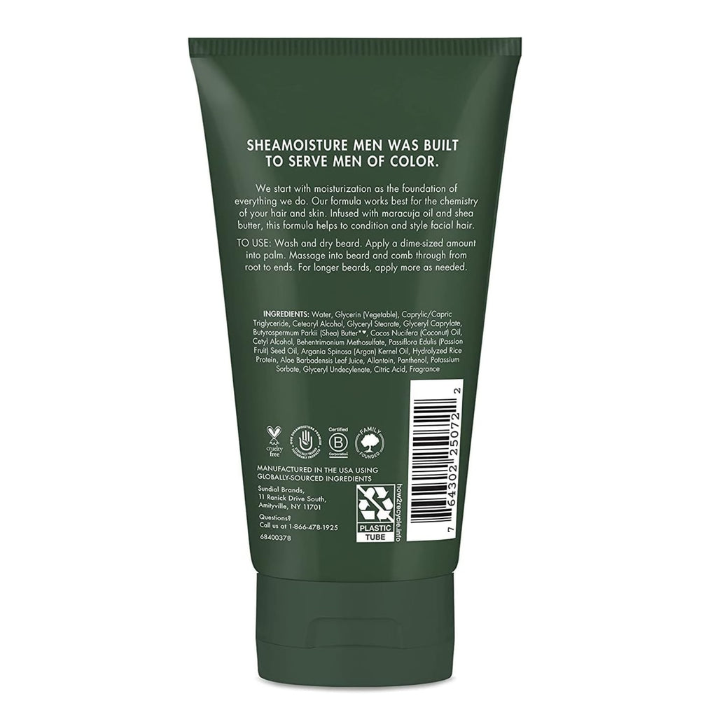 SheaMoisture Beard Conditioner 4 oz – Full Beard Detangler with Maracuja Oil & Shea Butter
