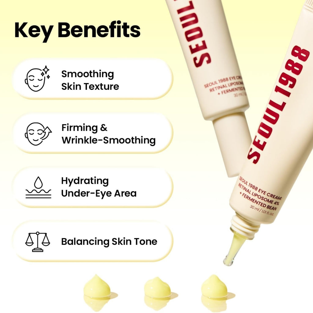 K-SECRET SEOUL 1988 Retinal Intensive Duo – Korean Retinal Skincare Set for Smoothing & Firming