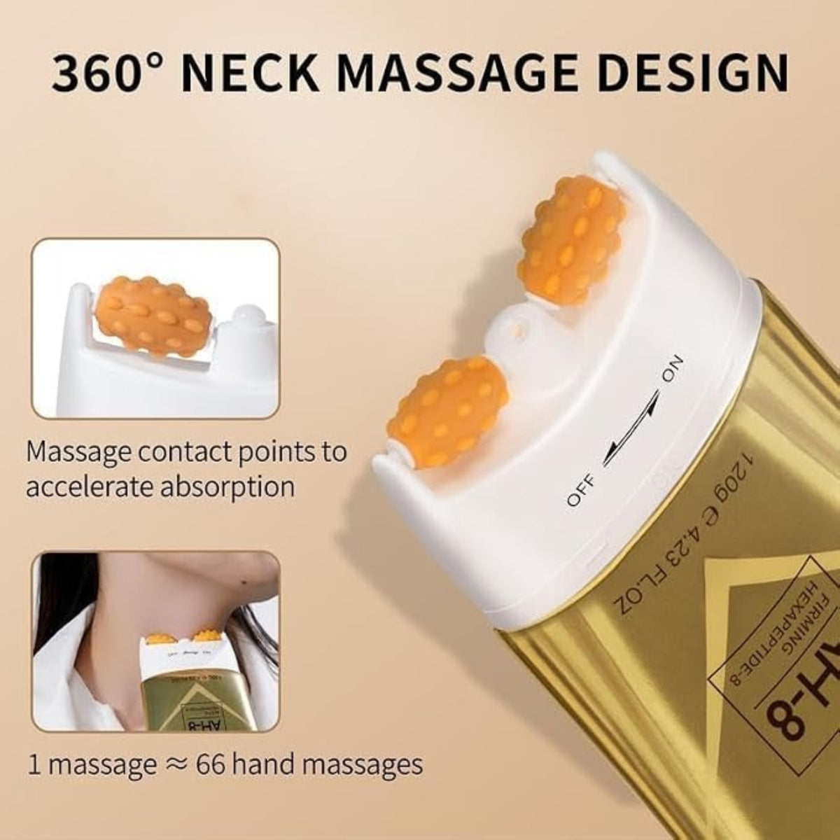 Ycz AH-8 Neck Cream 4.23 fl oz – Firming & Tightening Neck Moisturizer for Wrinkles