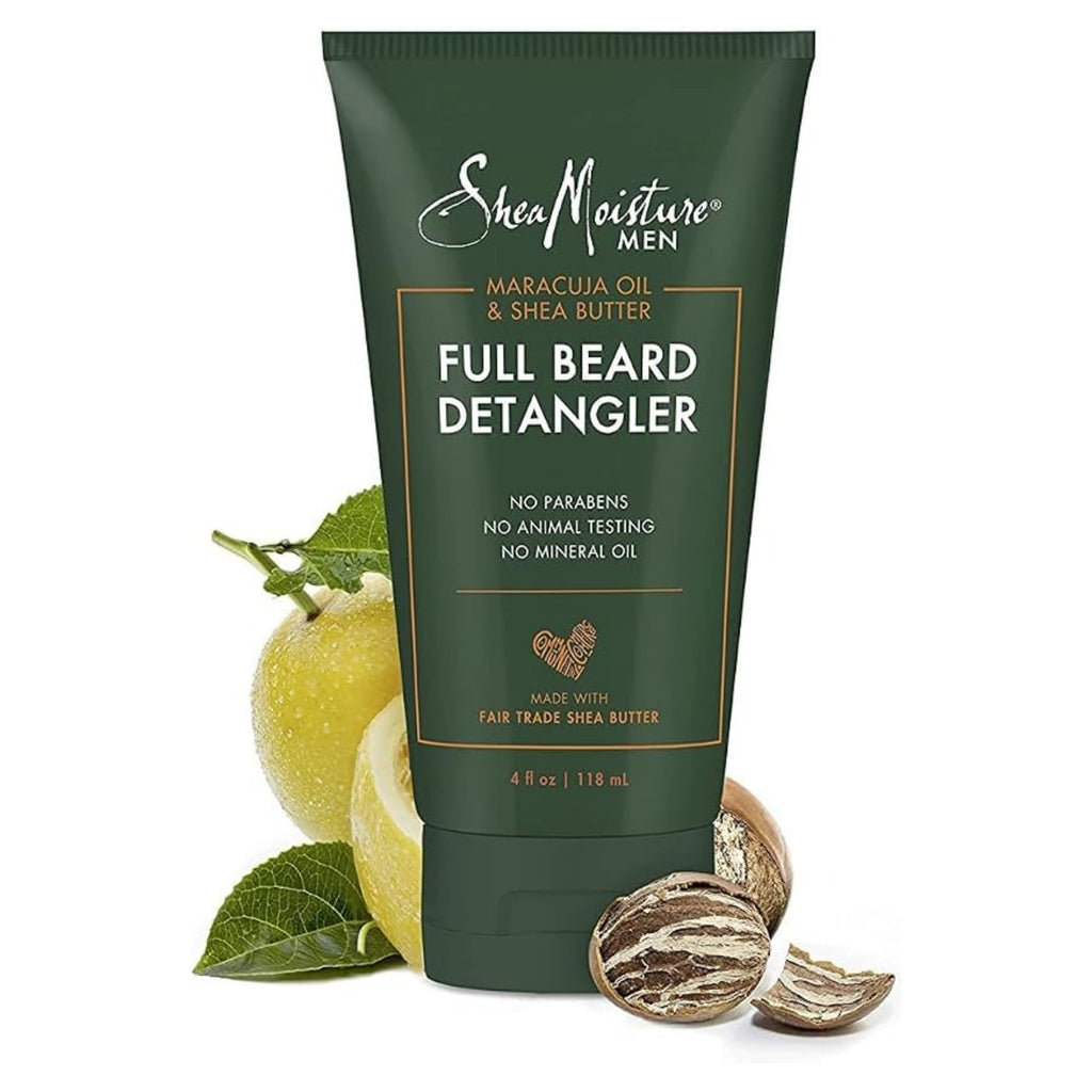 SheaMoisture Beard Conditioner 4 oz – Full Beard Detangler with Maracuja Oil & Shea Butter