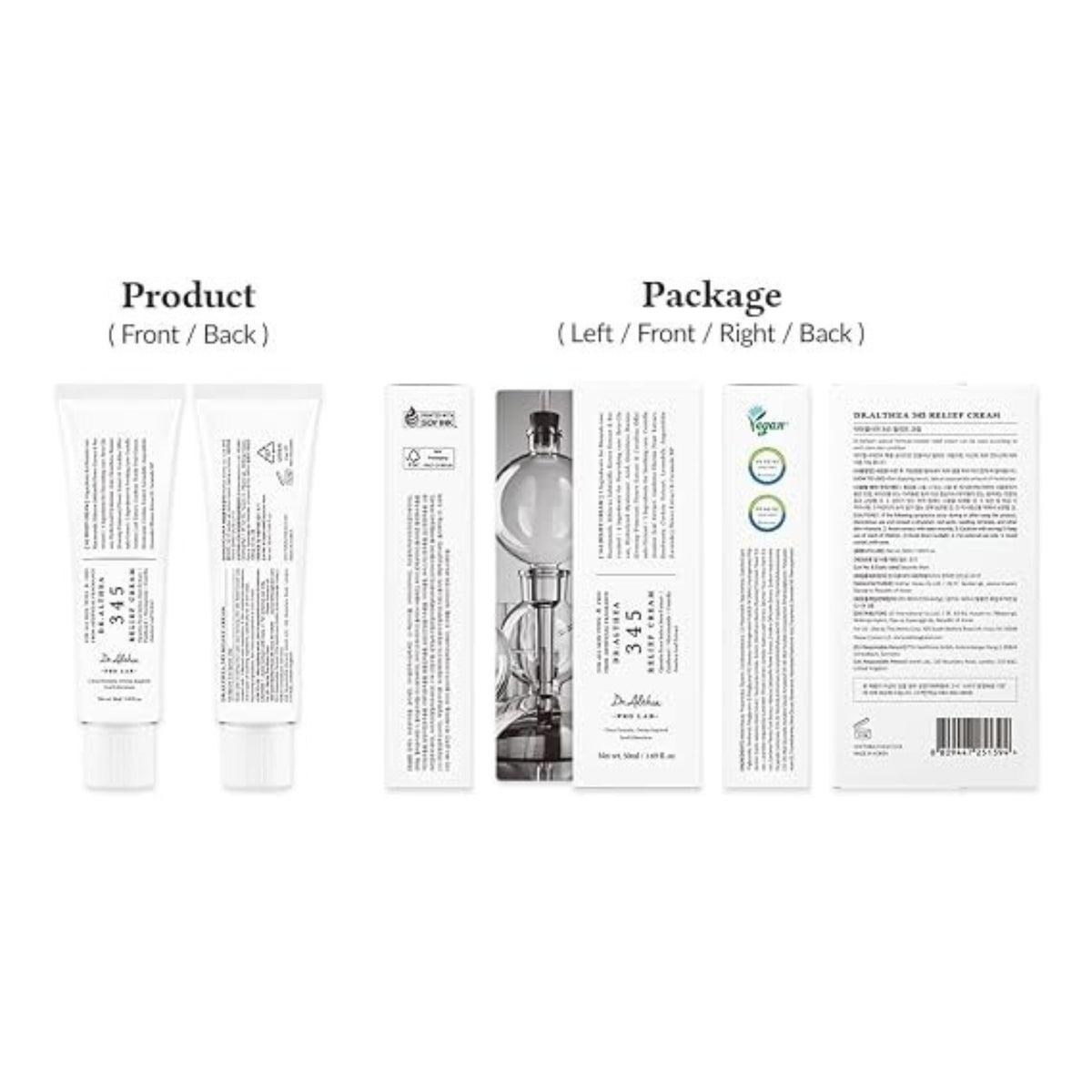Dr.Althea 345 Relief Cream – Soothing & Hydrating Face Moisturizer for Sensitive Skin