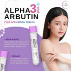 Precious Skin Thailand Alpha Arbutin 3+ Collagen Body Serum 45ml – Hydrating Brightening Body Essence for Smooth, Radiant-Looking Skin