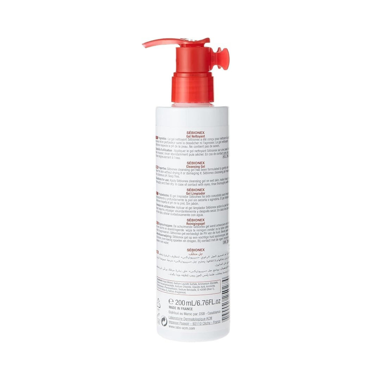 Sebionex Foaming Gel Face & Body 200ml – Cleansing Gel for Oily & Blemish-Prone Skin