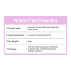 DISAAR BEAUTY Lavender Grapeseed Facial Serum 30ml – Nourishing & Repairing Face Serum for Hydrated Skin