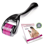 Sandine Microneedle Derma Roller 0.3mm – 540 Titanium Micro Needles for Facial Skin Care & Smooth-Looking Skin