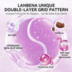 LANBENA Retinol Under Eye Patches – Cooling Hydra-Gel Eye Masks for Dark Circles, Puffy Eyes & Fine Lines, 30 Pairs