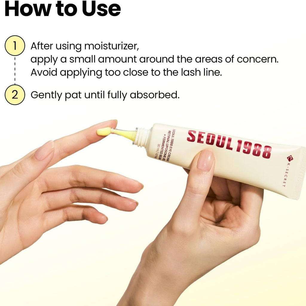 K-SECRET SEOUL 1988 Retinal Intensive Duo – Korean Retinal Skincare Set for Smoothing & Firming