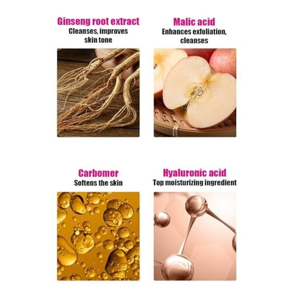VENZEN Peach Fruit Acid Exfoliating Cream 140g – Face & Body Scrub for Gentle Exfoliation, Smooth & Soft-Looking Skin