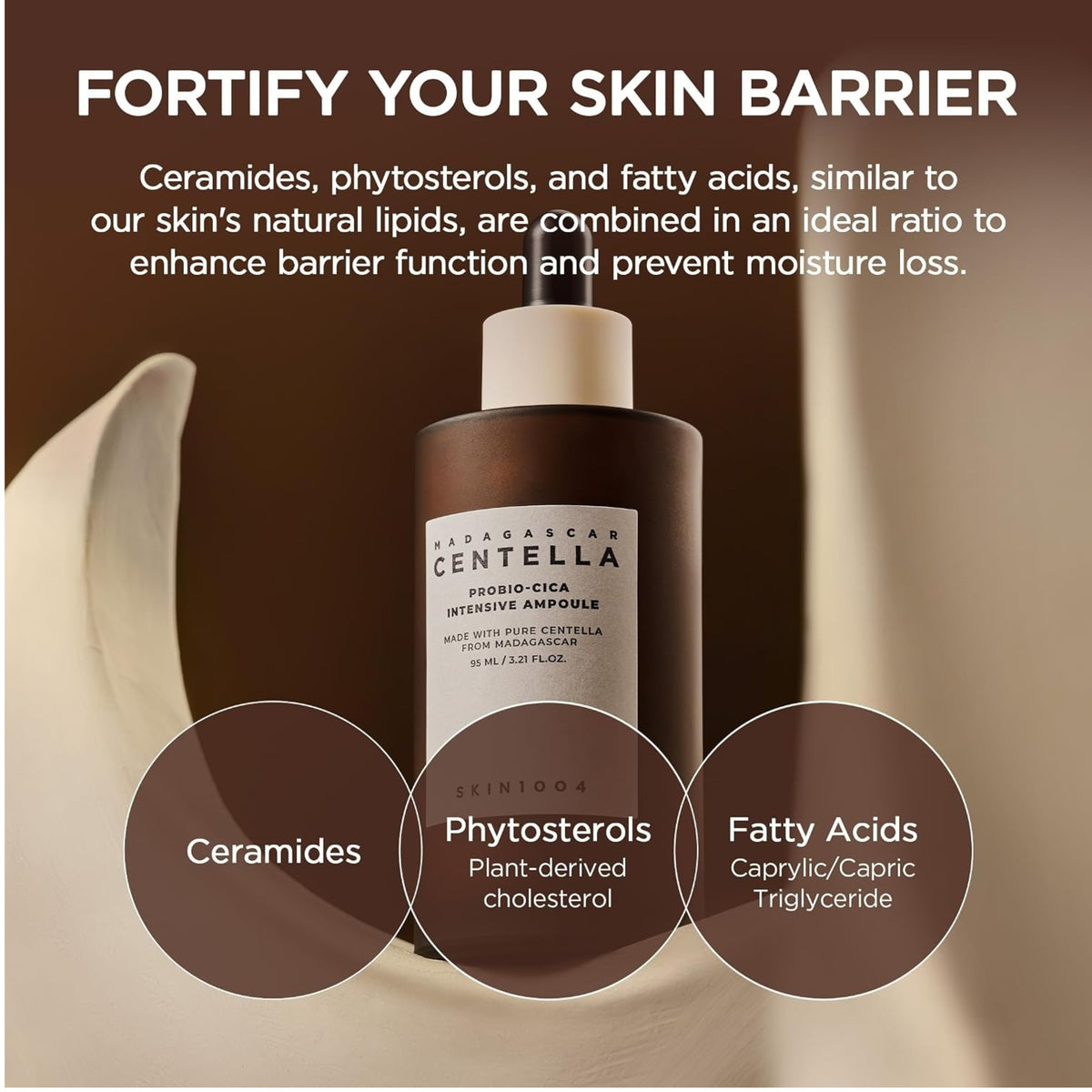 Centella Serum for Face with Ceramide – Soothing & Nourishing Facial Serum for Skin Barrier Support