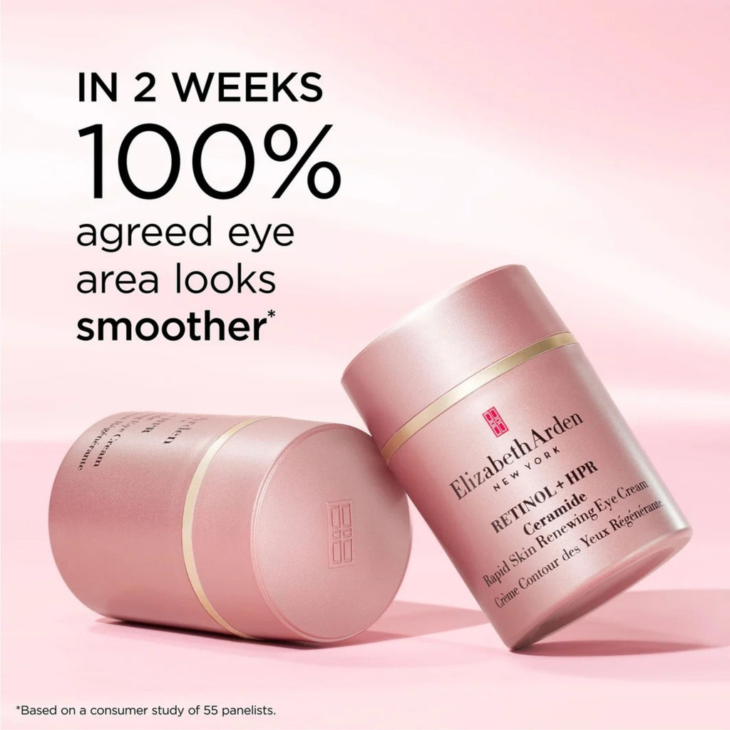 Elizabeth Arden Retinol + HPR Ceramide Skin Renewing Eye Cream 0.5 oz – Eye Cream for Fine Lines & Wrinkles